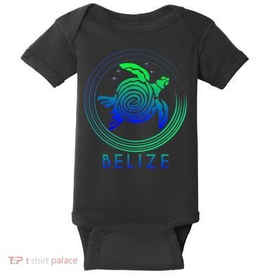 Belize Tribal Belize Turtle Baby Bodysuit