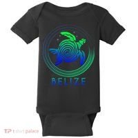 Belize Tribal Belize Turtle Baby Bodysuit thumb 0