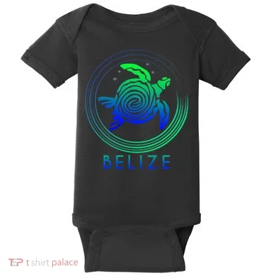 Belize Tribal Belize Turtle Baby Bodysuit