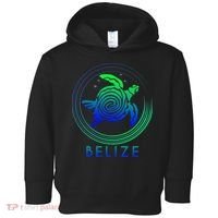 Belize Tribal Belize Turtle Toddler Hoodie thumb 0