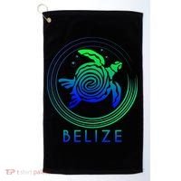 Belize Tribal Belize Turtle Golf Towel thumb 0