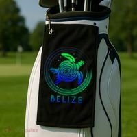 Belize Tribal Belize Turtle Golf Towel thumb 2