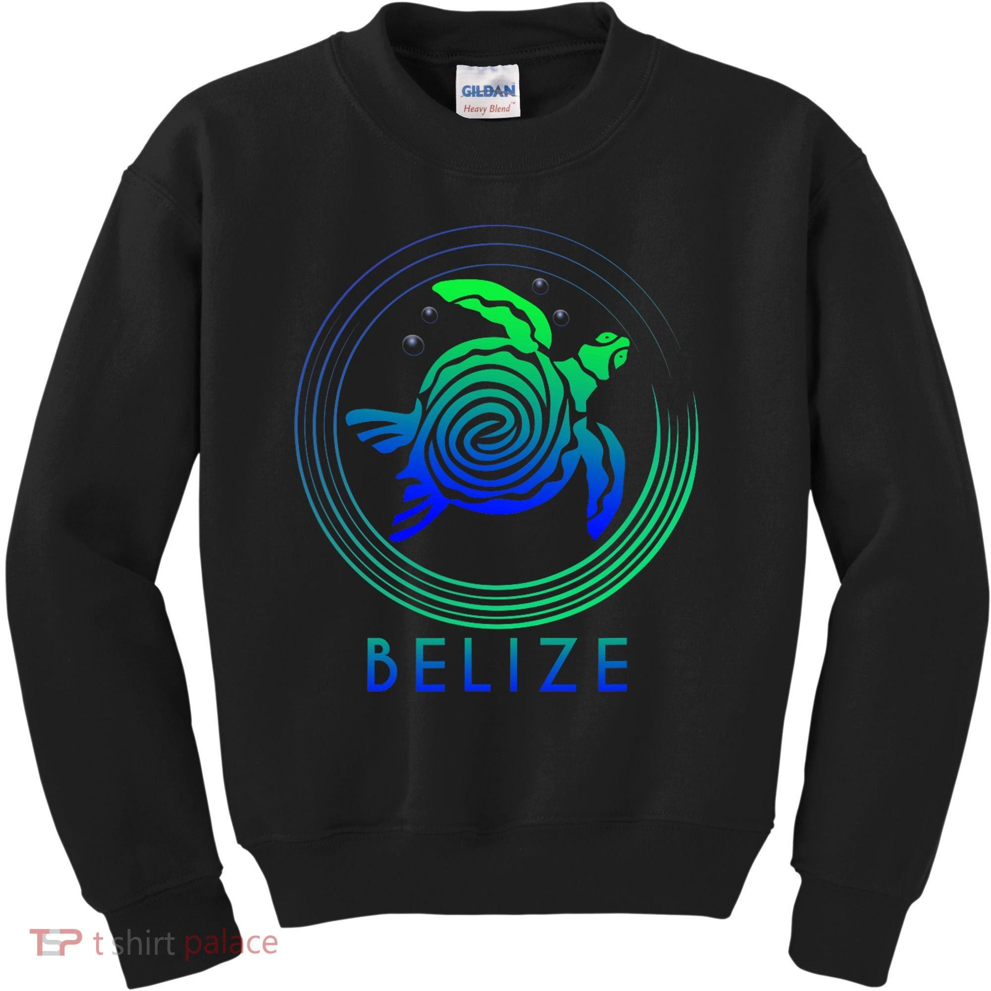 Belize Tribal Belize Turtle Kids Sweatshirt