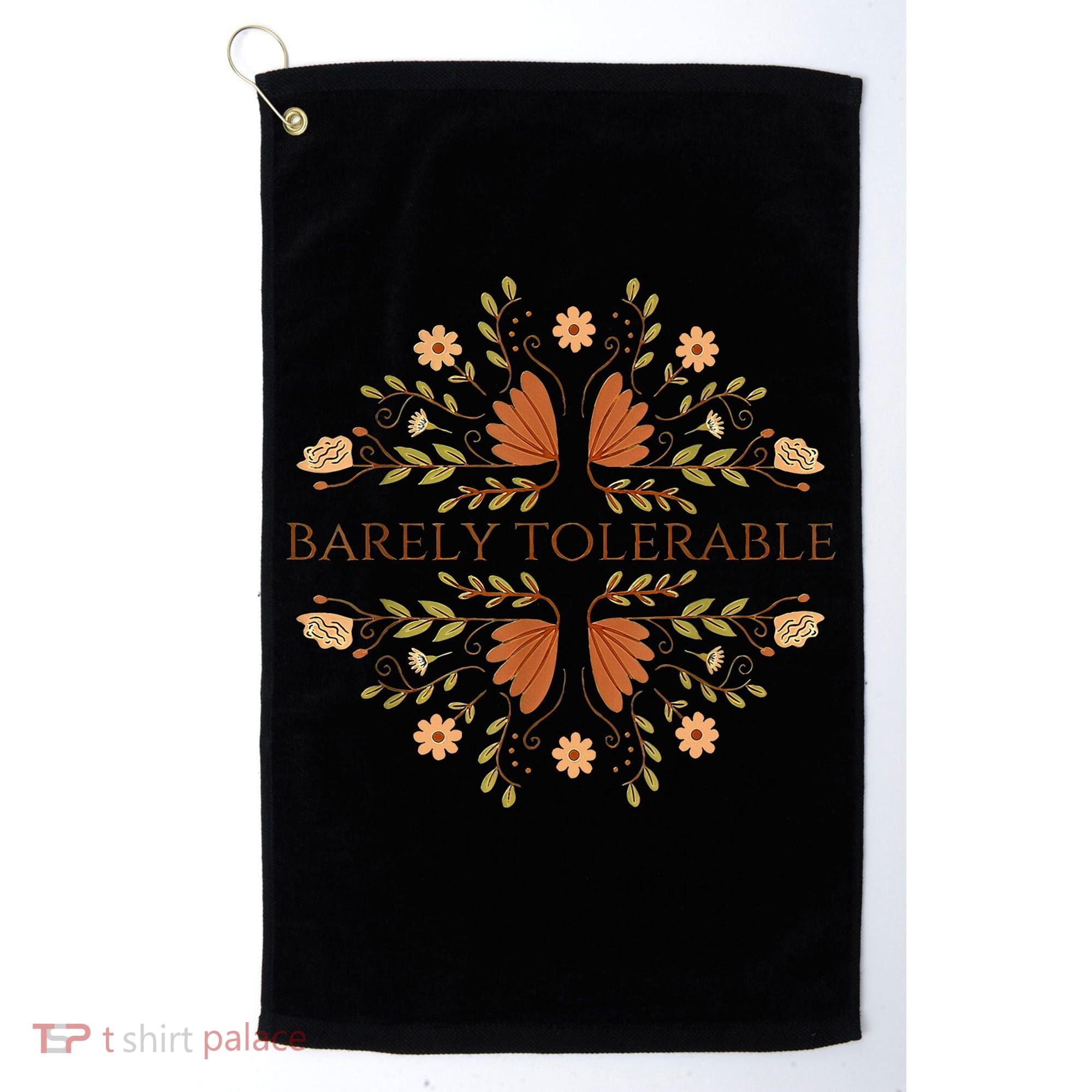 Barely Tolerable Golf Towel