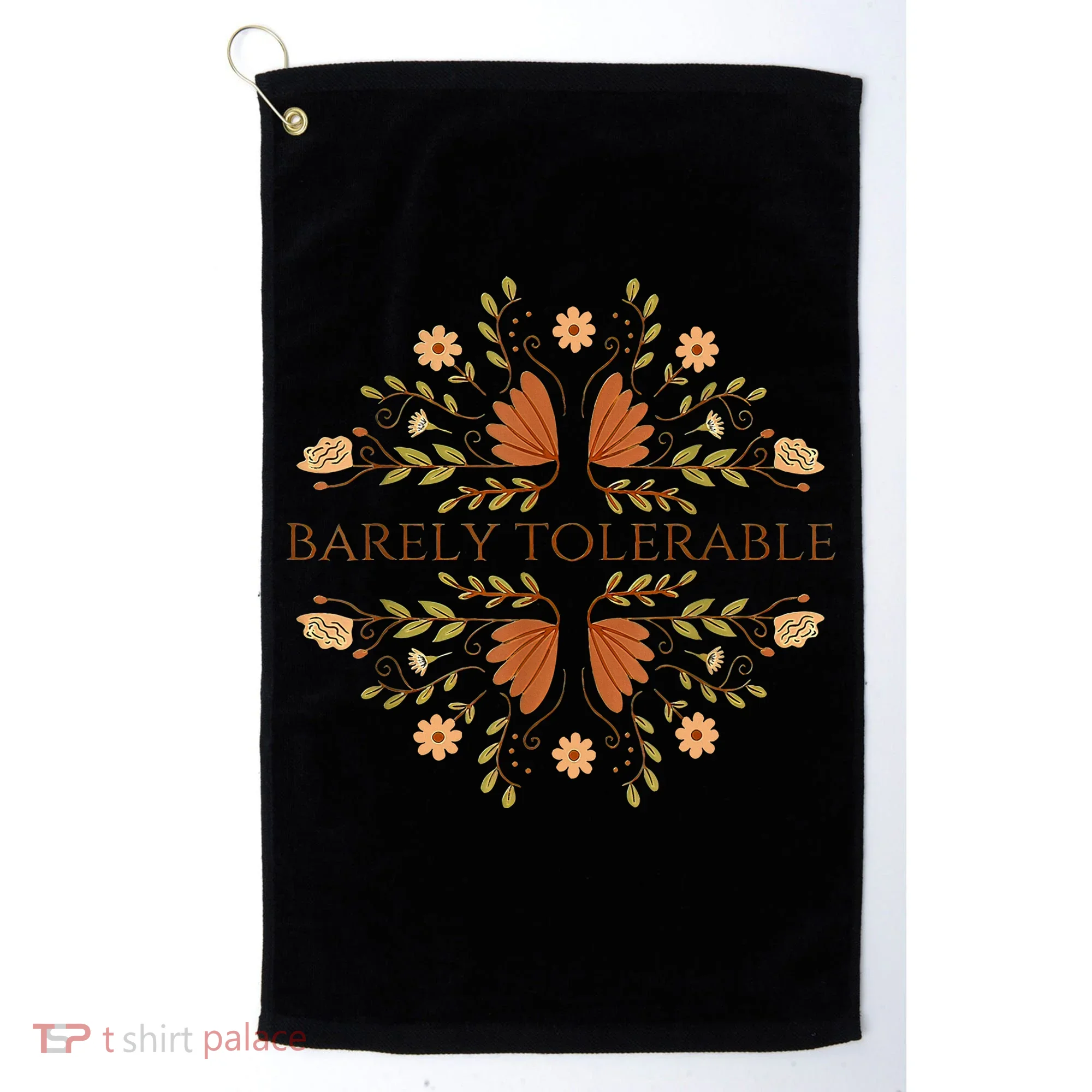 Barely Tolerable Golf Towel