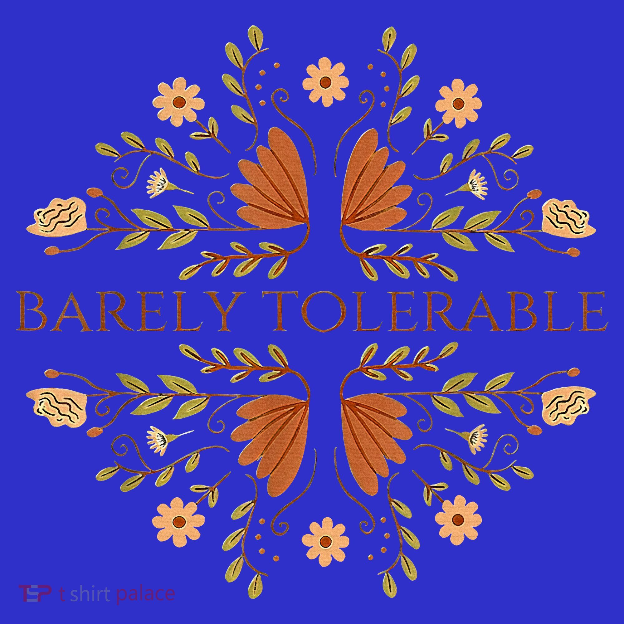 Barely Tolerable Kids Long Sleeve Shirt