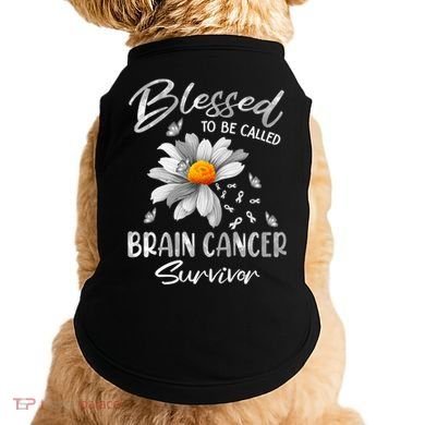Blessed To Be Called Brain Cancer Survivor Gift Doggie Tank