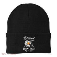 Blessed To Be Called Brain Cancer Survivor Gift Beanie thumb 0