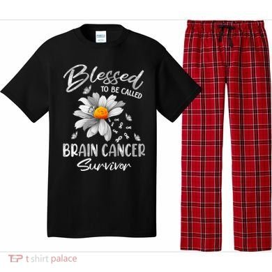 Blessed To Be Called Brain Cancer Survivor Gift Pajama Set
