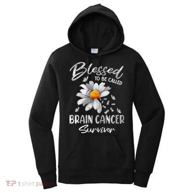 Blessed To Be Called Brain Cancer Survivor Gift Women's Hoodie