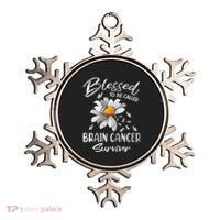Blessed To Be Called Brain Cancer Survivor Gift Ornament thumb 0