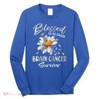 Blessed To Be Called Brain Cancer Survivor Gift Long Sleeve Shirt thumb 0