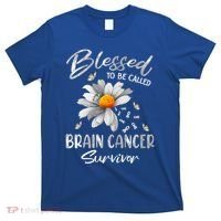 Blessed To Be Called Brain Cancer Survivor Gift T-Shirt thumb 0