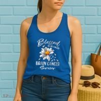 Blessed To Be Called Brain Cancer Survivor Gift Women's Tank Top thumb 2