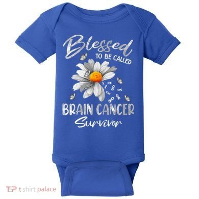 Blessed To Be Called Brain Cancer Survivor Gift Baby Bodysuit