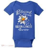 Blessed To Be Called Brain Cancer Survivor Gift Baby Bodysuit thumb 0