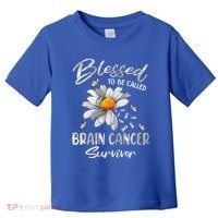 Blessed To Be Called Brain Cancer Survivor Gift Toddler T-Shirt thumb 0
