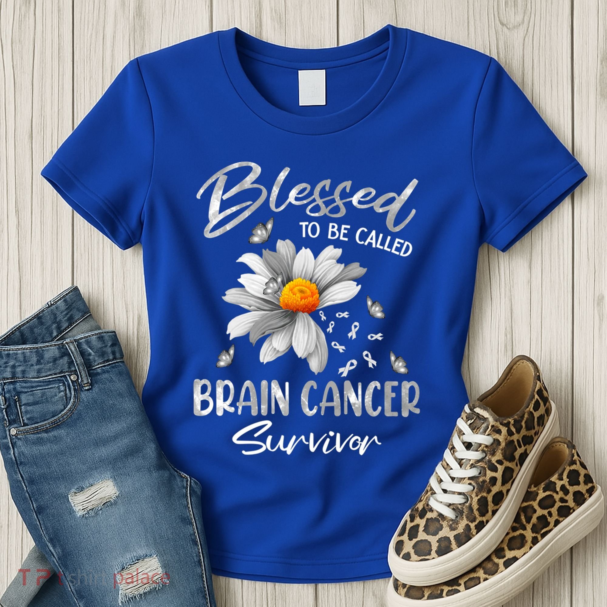 Blessed To Be Called Brain Cancer Survivor Gift Women's T-Shirt