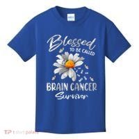 Blessed To Be Called Brain Cancer Survivor Gift Kids T-Shirt thumb 0