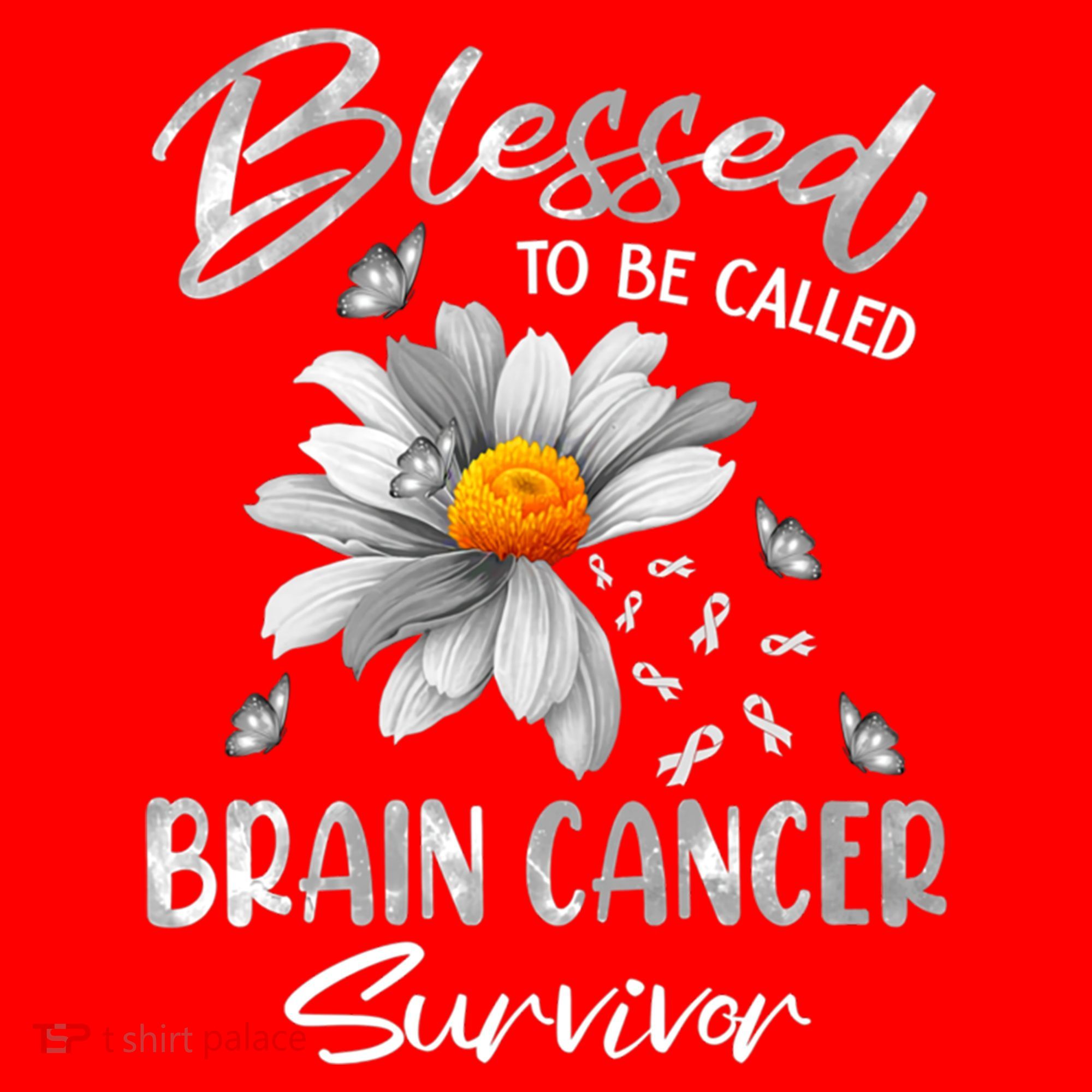 Blessed To Be Called Brain Cancer Survivor Gift Santa Hat