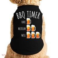 BBQ Timer Beer Drinking Funny Grilling Doggie Tank thumb 0
