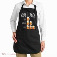 BBQ Timer Beer Drinking Funny Grilling Apron thumb 2