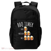 BBQ Timer Beer Drinking Funny Grilling Backpack thumb 0
