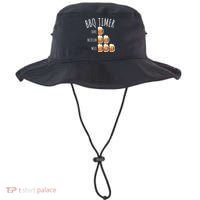 BBQ Timer Beer Drinking Funny Grilling Bucket Hat thumb 0