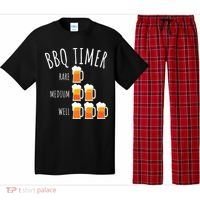 BBQ Timer Beer Drinking Funny Grilling Pajama Set thumb 0