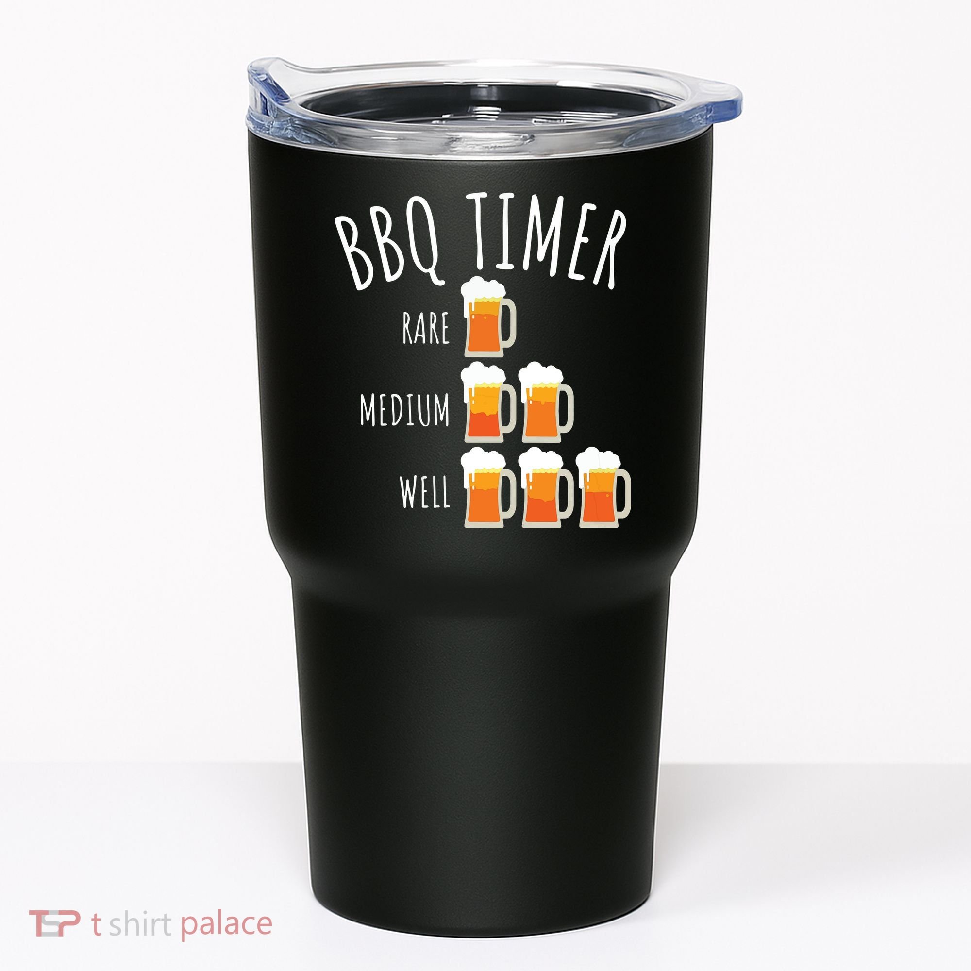 BBQ Timer Beer Drinking Funny Grilling Tumbler