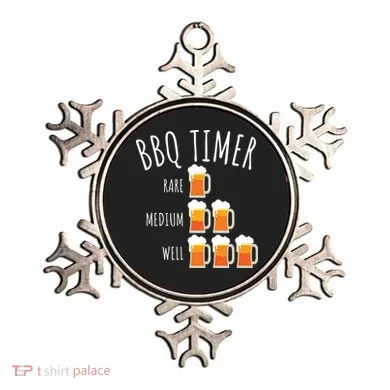 BBQ Timer Beer Drinking Funny Grilling Ornament