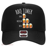 BBQ Timer Beer Drinking Funny Grilling Hat thumb 0