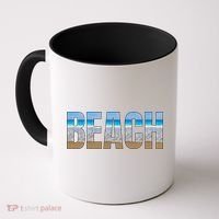 Beach The Beach Is My Happy Place Life Is Better At Beach Great Gift Coffee Mug thumb 0