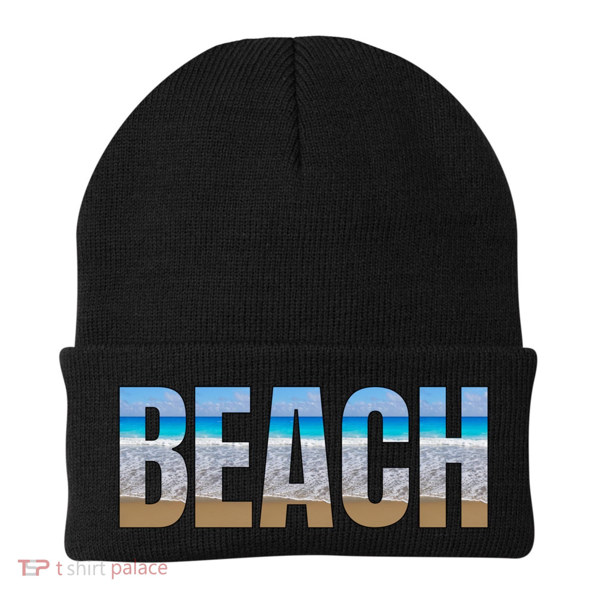 Beach The Beach Is My Happy Place Life Is Better At Beach Great Gift Beanie