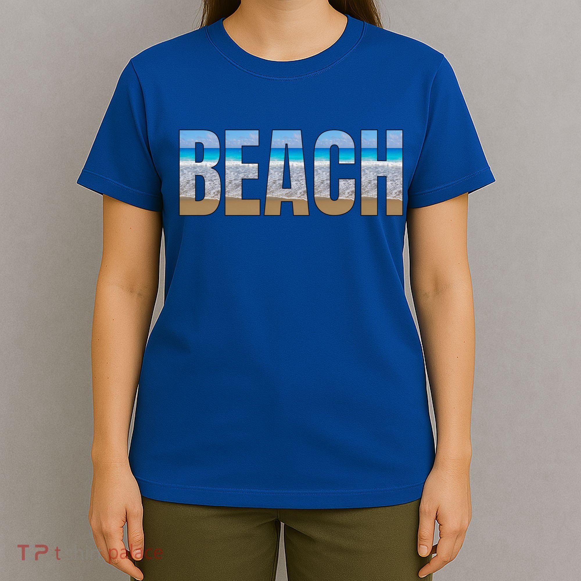 Beach The Beach Is My Happy Place Life Is Better At Beach Great Gift T-Shirt