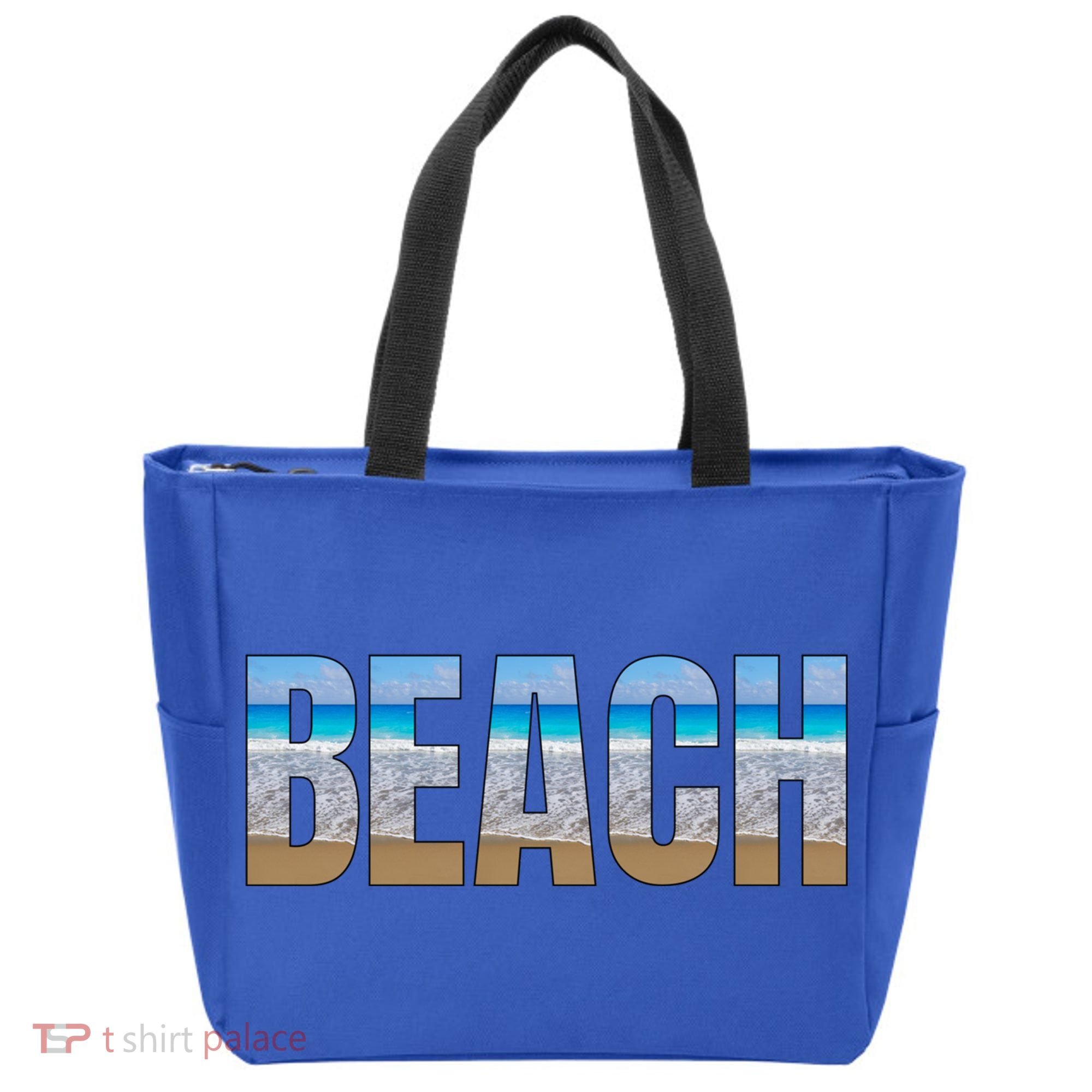 Beach The Beach Is My Happy Place Life Is Better At Beach Great Gift Tote Bag