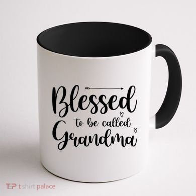 Blessed To Be Called Grandma Coffee Mug back