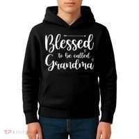 Blessed To Be Called Grandma Kids Hoodie thumb 4