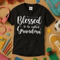 Blessed To Be Called Grandma Kids T-Shirt thumb 3