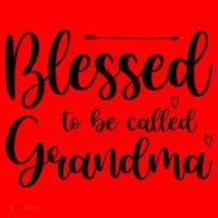 Blessed To Be Called Grandma Santa Hat thumb 1