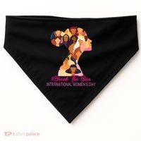 Break The Bias International Womens Day 8th March Womens Day USA-Made Doggie Bandana thumb 0