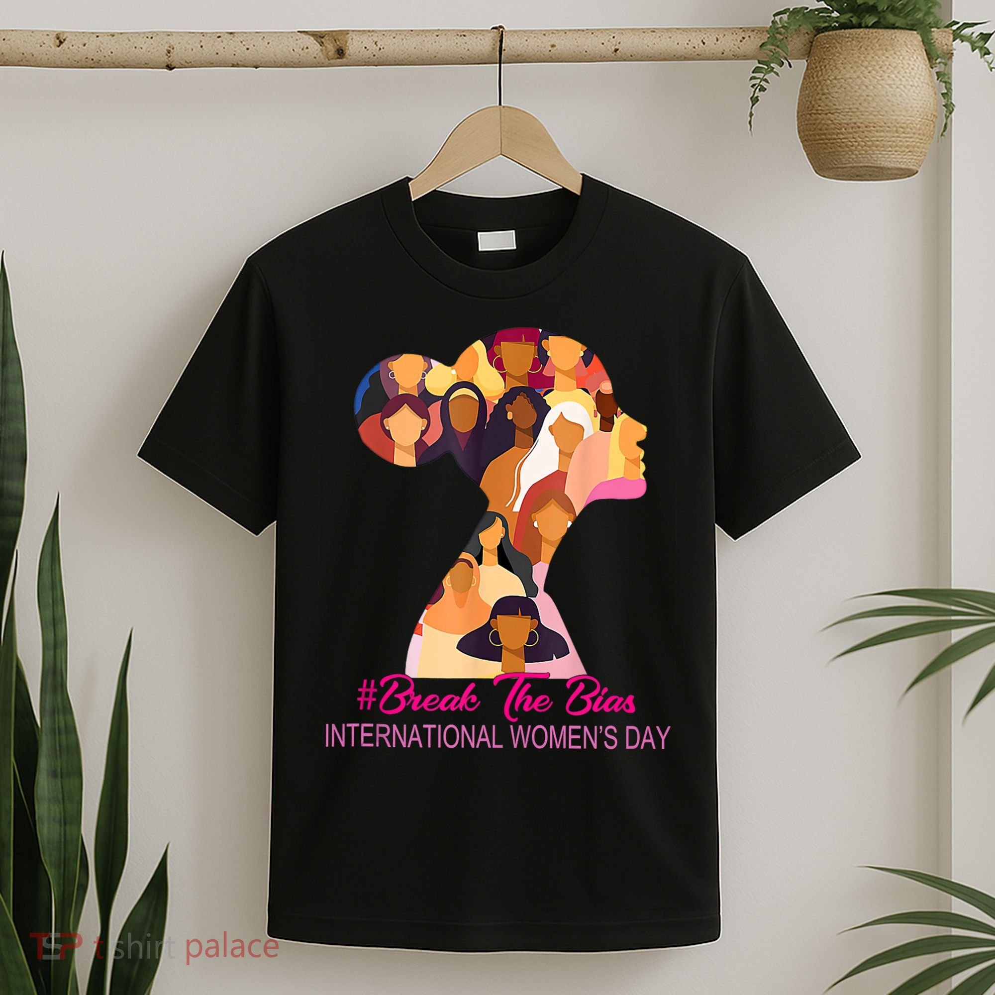 Break The Bias International Womens Day 8th March Womens Day T-Shirt