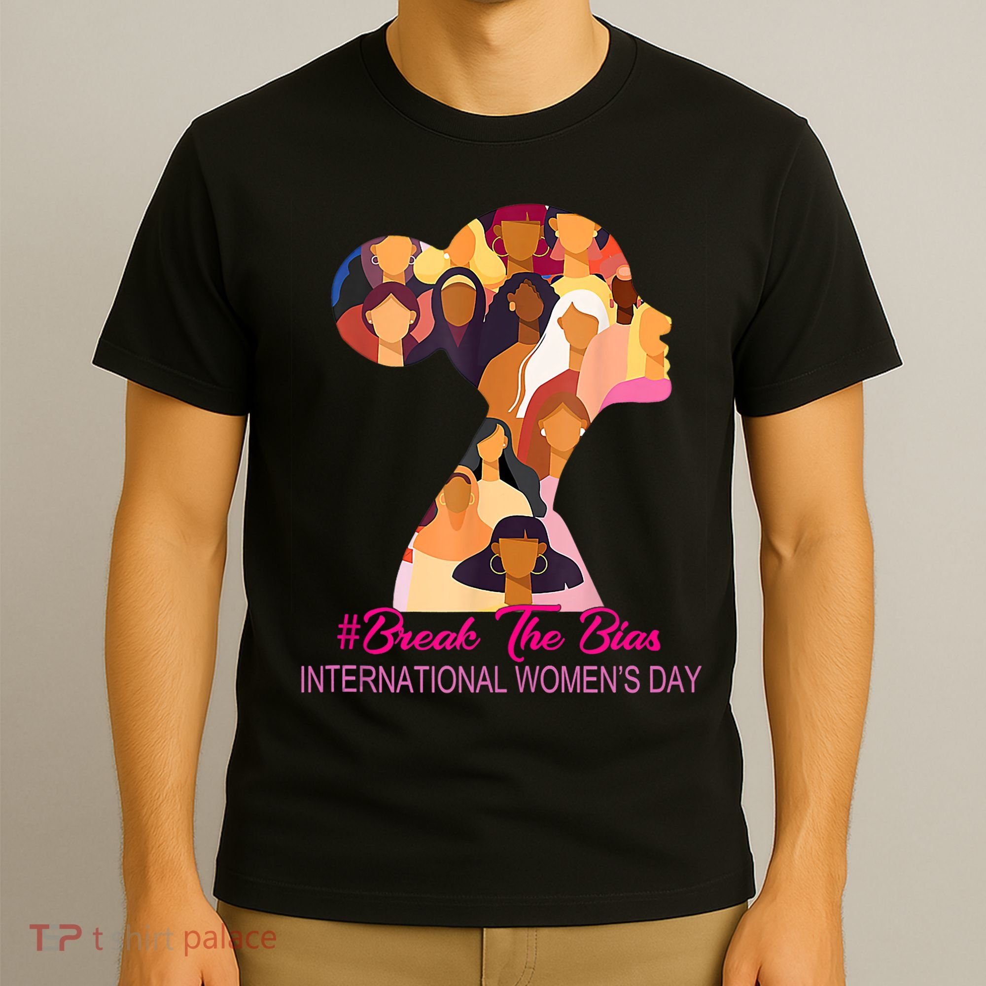 Break The Bias International Womens Day 8th March Womens Day T-Shirt