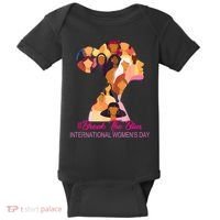 Break The Bias International Womens Day 8th March Womens Day Baby Bodysuit thumb 0