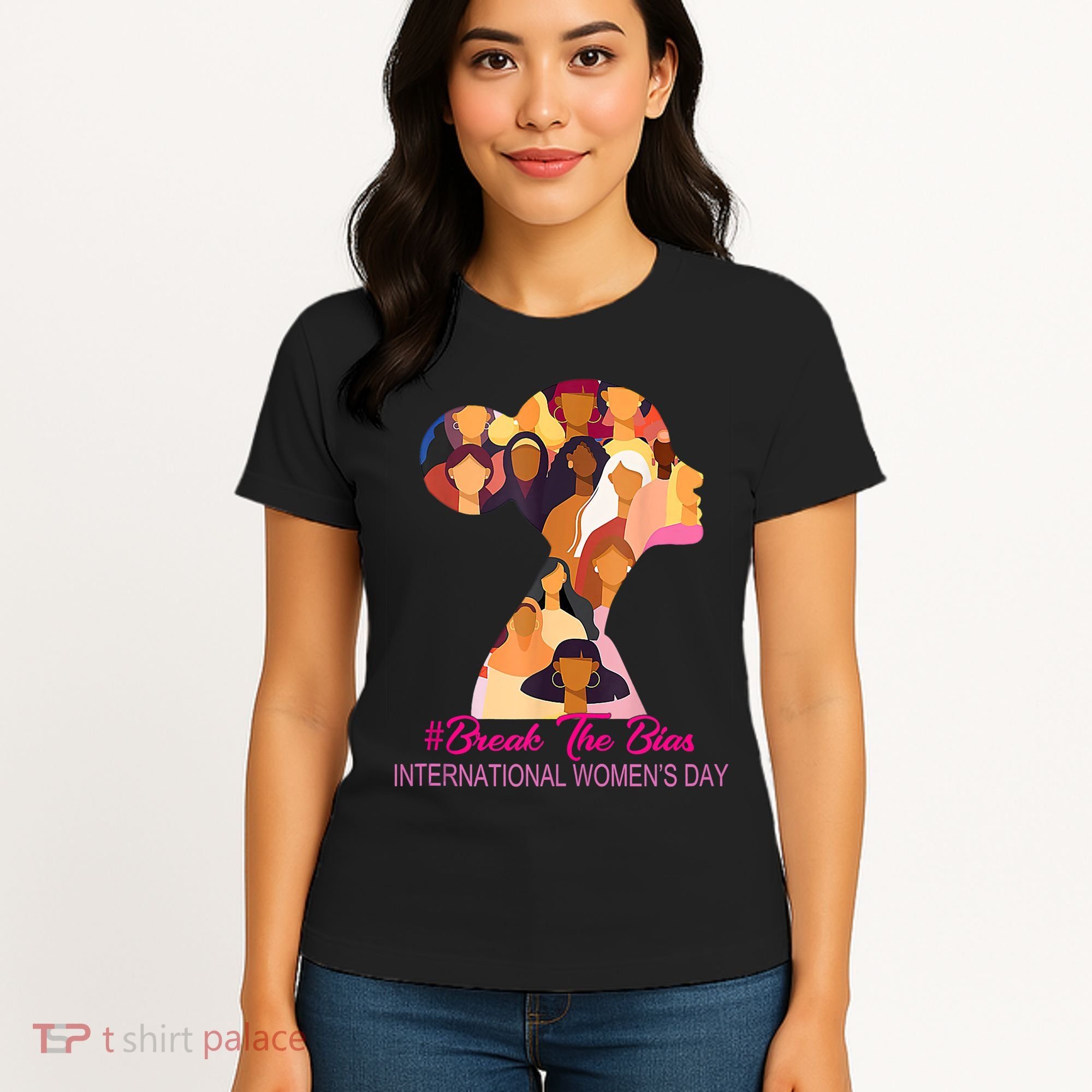 Break The Bias International Womens Day 8th March Womens Day Women's T-Shirt