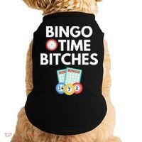Bingo Time Bitches Funny Bingo Player Game Lover Humor Doggie Tank thumb 0