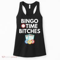 Bingo Time Bitches Funny Bingo Player Game Lover Humor Women's Tank Top thumb 0
