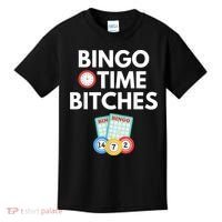 Bingo Time Bitches Funny Bingo Player Game Lover Humor Kids T-Shirt thumb 0
