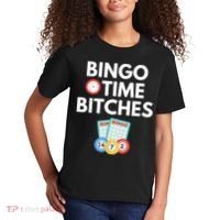 Bingo Time Bitches Funny Bingo Player Game Lover Humor Kids T-Shirt thumb 2