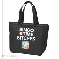 Bingo Time Bitches Funny Bingo Player Game Lover Humor Tote Bag thumb 3